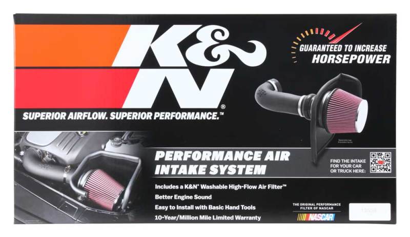 K&N Engineering 77-1577KS Performance Cold Air Intake System for Jeep Cherokee 2.4L