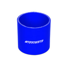 Load image into Gallery viewer, Mishimoto 2.5 Inch Blue Straight Silicone Coupler – Universal Fit, High-Heat Resistant Automotive Hose