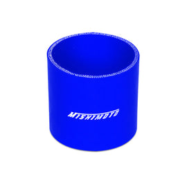 Mishimoto 2.5 Inch Blue Straight Silicone Coupler – Universal Fit, High-Heat Resistant Automotive Hose