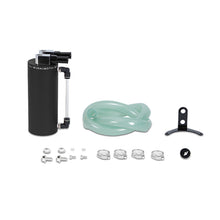 Load image into Gallery viewer, Mishimoto Small Aluminum Oil Catch Can - Wrinkle Black for Enhanced Engine Protection
