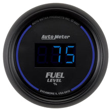 Load image into Gallery viewer, AutoMeter Cobalt Digital 52.4mm Programmable Fuel Level Gauge Part Number ATM6910