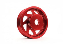 Load image into Gallery viewer, Perrin Performance Red Lightened Crank Pulley for Subaru Impreza, WRX, and STI (2002-2021)