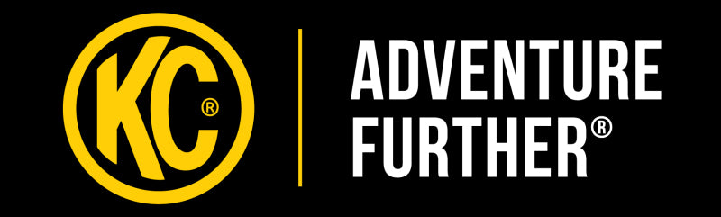 KC HiLiTES 17-inch x 60-inch Black and Yellow Vinyl Banner with Grommets