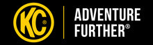 Load image into Gallery viewer, KC HiLiTES 17-inch x 60-inch Black and Yellow Vinyl Banner with Grommets