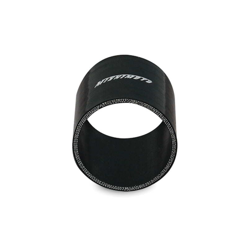 Mishimoto 2.5 Inch Black Straight Silicone Coupler - Universal Fitment