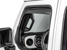 Load image into Gallery viewer, WeatherTech 20-23 Jeep Gladiator Side Window Deflectors * Dark Smoke