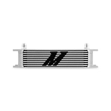 Load image into Gallery viewer, Mishimoto Universal -8AN 10-Row Oil Cooler - Silver for Enhanced Fluid Temperature Control
