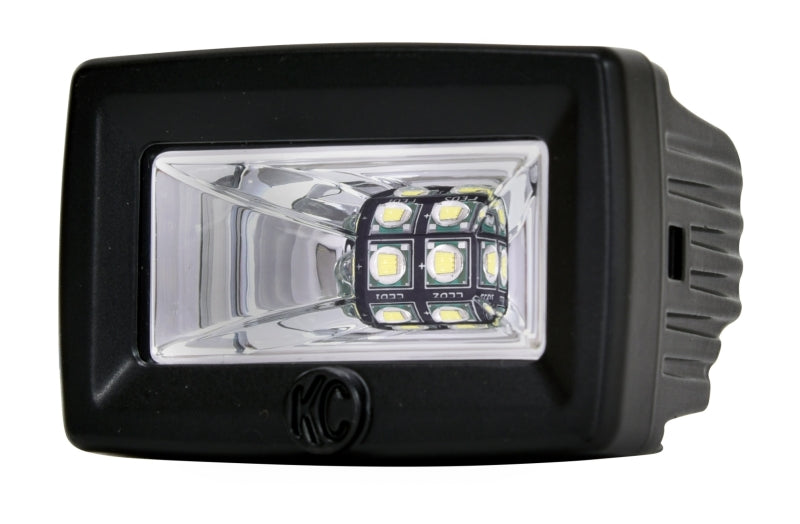 KC HiLiTES C-Series 2-inch C2 LED Area Flood Light - 20W, Black