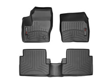 Load image into Gallery viewer, WeatherTech FloorLiners DigitalFit for 2015-2018 Ford Escape * Front and Rear Black Rubber Floor Mats Part #WET444591-449692
