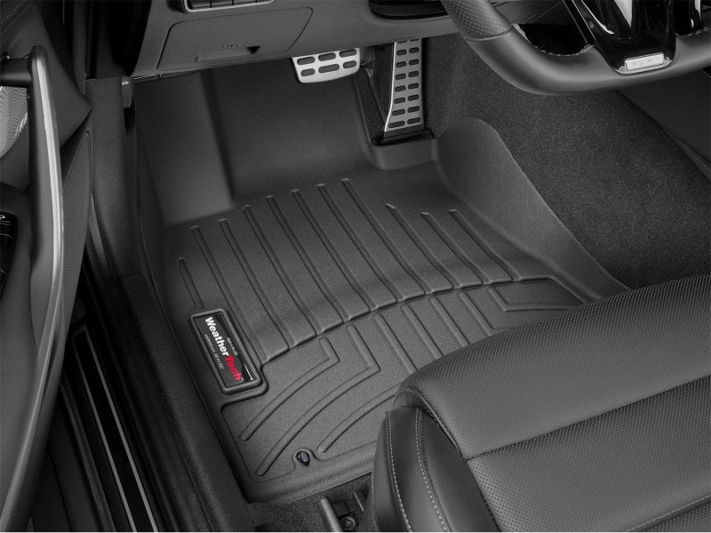 WeatherTech DigitalFit Front FloorLiner for 2018-2019 Kia Stinger in Black