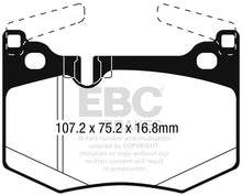 Load image into Gallery viewer, EBC Redstuff Ceramic Rear Brake Pads for Lexus GS F and RC F (Part Number: EBCDP32261C)