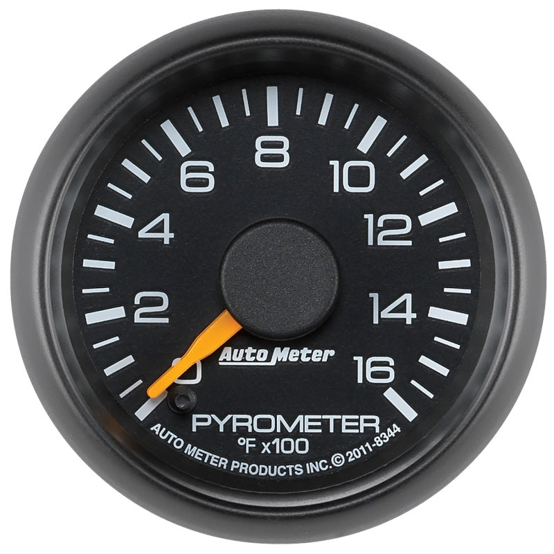 AutoMeter Factory Match GM 2-1/16 inch 1600 Degree Electric Pyrometer (EGT) Gauge