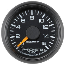 Load image into Gallery viewer, AutoMeter Factory Match GM 2-1/16 inch 1600 Degree Electric Pyrometer (EGT) Gauge