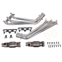 Load image into Gallery viewer, BBK 10-11 Camaro V6 Long Tube Exhaust Headers with Catalytic Converters – 1 5/8 inch Silver Ceramic Finish