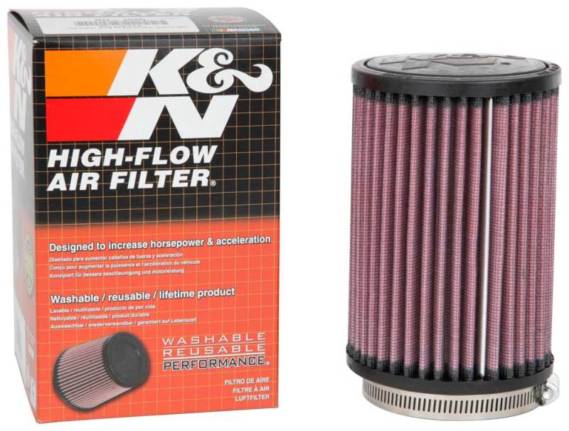 K&N Engineering Universal Rubber Air Filter - 2 7/8 inch Flange, 4 inch Outer Diameter, 6 inch Height
