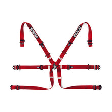 Load image into Gallery viewer, Sparco 6-Point 2-Inch Formula Red Racing Harness Belt (Part No. spa04819H2RS)