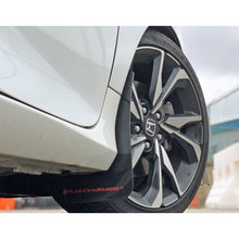 Load image into Gallery viewer, Rally Armor UR Series Black and Red Logo Mud Flaps for 2016-2017 Honda Civic