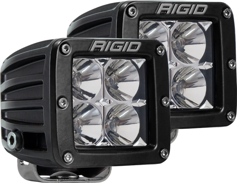 Rigid Industries Dually Flood Set of 2 - Compact LED Pod Lights with Enhanced Brightness