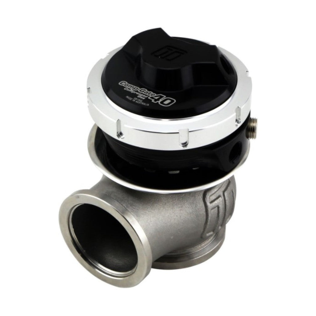 Turbosmart WG40 Gen V CompGate 40mm External Wastegate for Compressed Gas and CO2 Control - Black