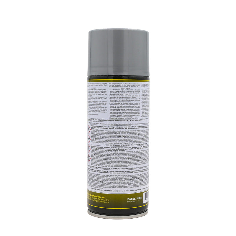 DEI HT Silicone Coating Aluminum Aerosol - High-Temperature Sealant and Protector for Exhaust Wraps and Metal Surfaces