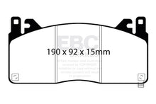 Load image into Gallery viewer, EBC DP53055NDX Bluestuff NDX Front Brake Pads for 2015-2019 Ford Mustang GT350