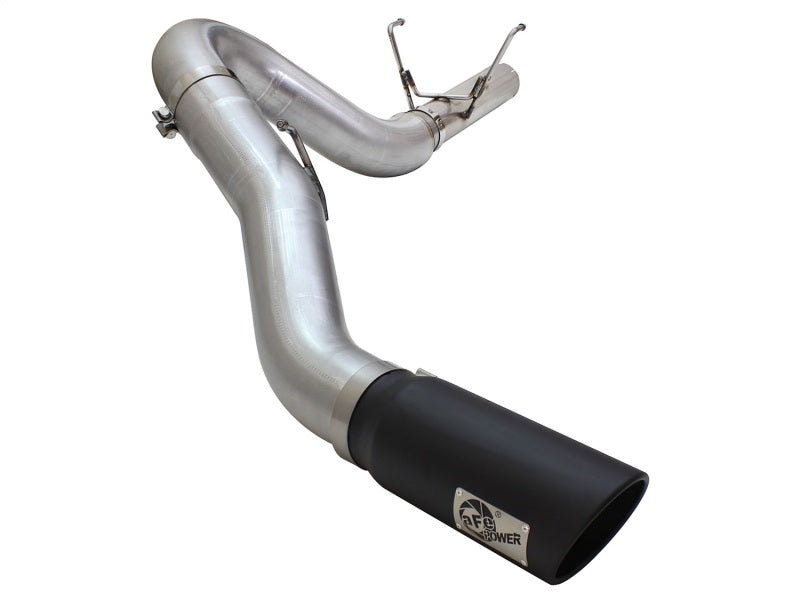 aFe MACHForce XP Large Bore 5-Inch DPF-Back Exhaust System with Black Tip for 2013-2018 Dodge RAM 2500/3500 6.7L Diesel