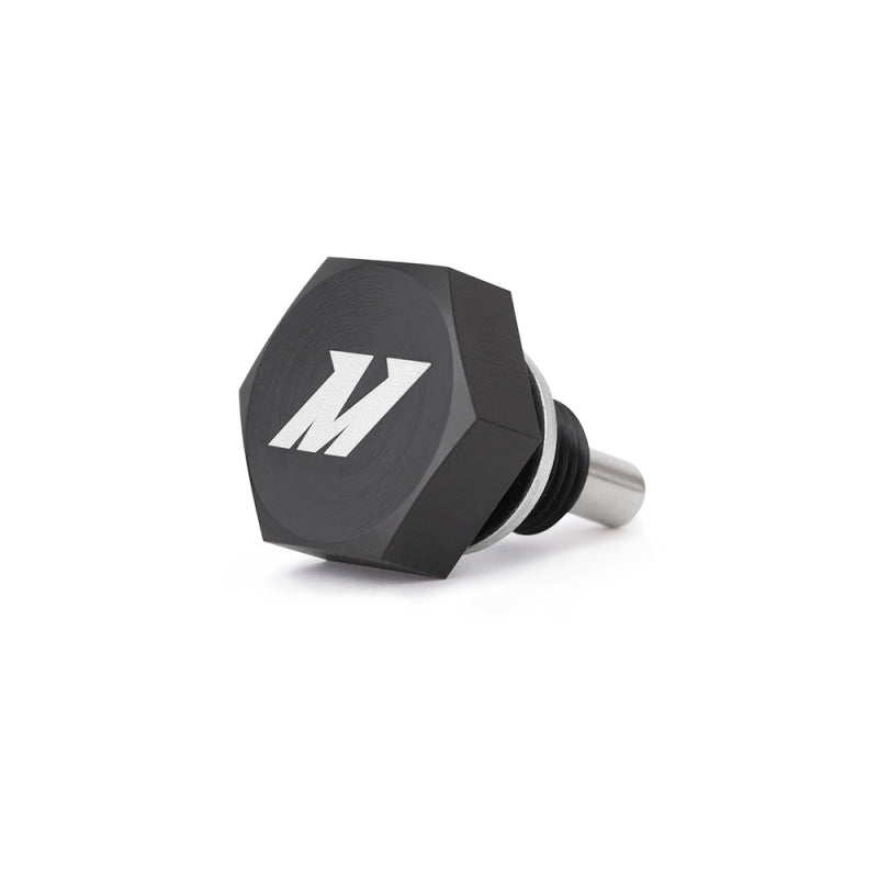 Mishimoto Magnetic Oil Drain Plug M12x1.75 Black - Protect Your Engine from Metal Fragments
