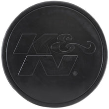 Load image into Gallery viewer, K&amp;N Engineering Universal Rubber Round Tapered Air Filter - 4 inch Flange ID, 8 inch Base OD, 6.625 inch Top OD, 8 inch Height (Part Number: knnRU-5171HBK)