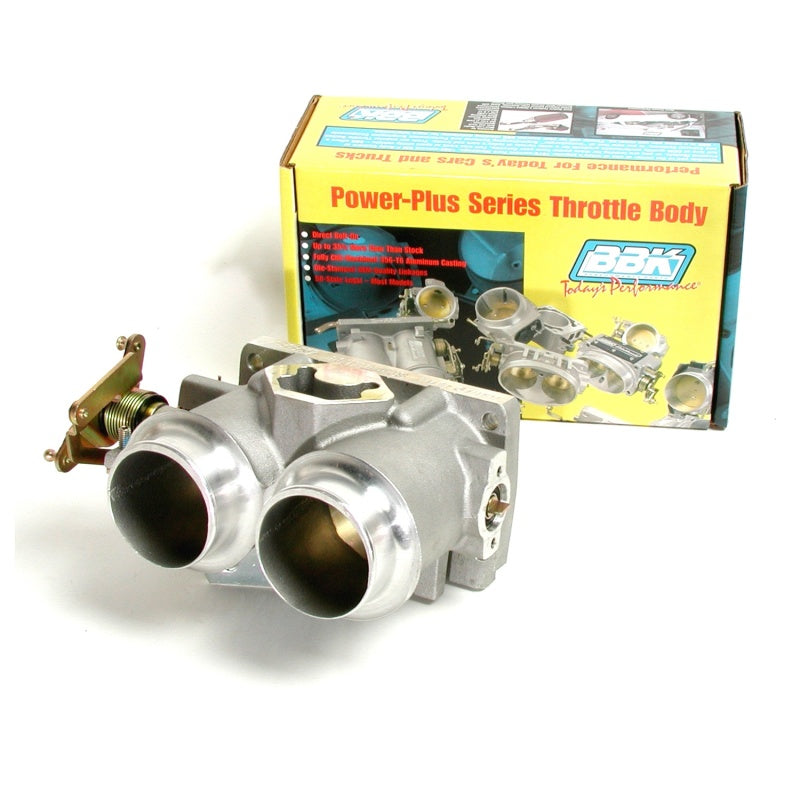 BBK Power Plus Series Twin 56mm Throttle Body for 1993-1996 Ford F-150 - Improved Airflow & Performance