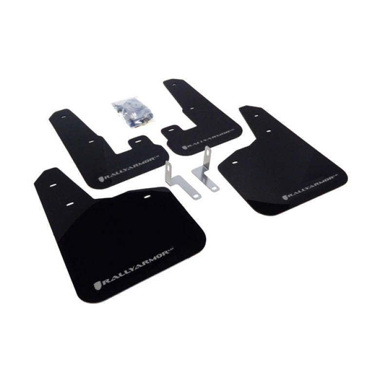 Rally Armor 10-14 Subaru Legacy Black UR Mud Flap with Silver Logo – Durable Polyurethane Mud Flaps for All-Weather Protection
