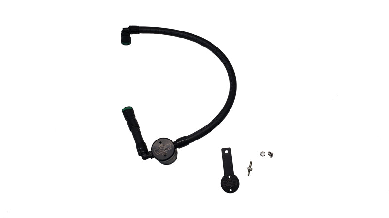J&L JLT3074P-B 3.0 Oil Separator, Passenger Side, Black Anodized for 2016-2026 Dodge Durango and Jeep Grand Cherokee 3.6L
