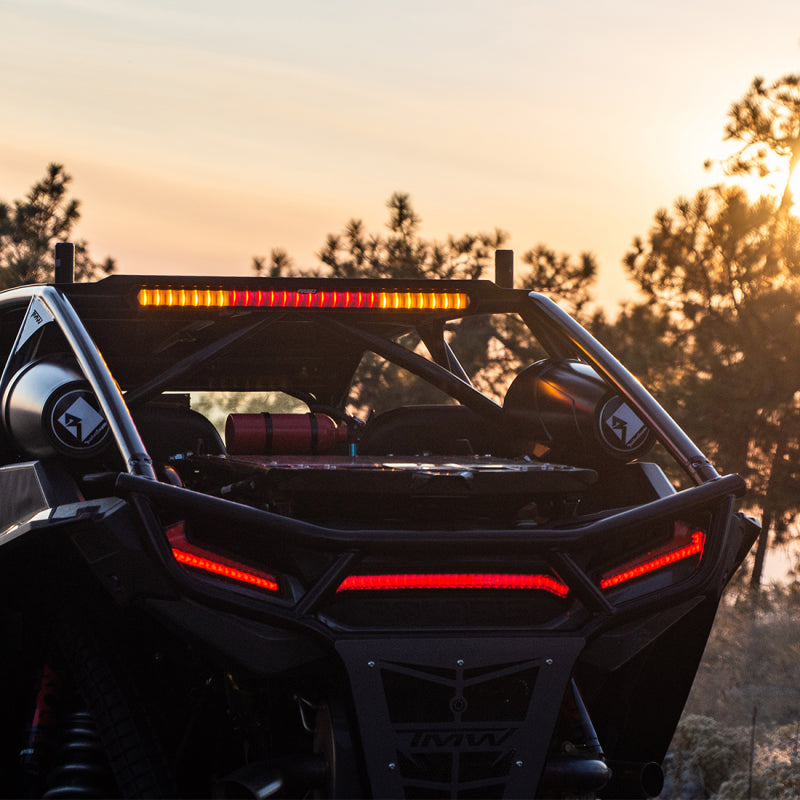 Rigid Industries 28-inch Rear Facing LED Chase Light Bar with 27 Pre-Programmed Modes and Race-Ready Colors