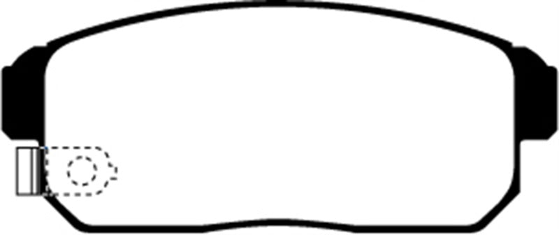 EBC Yellowstuff Rear Brake Pads for Nissan Maxima and Mazda RX-8 * High-Performance Street and Track Use