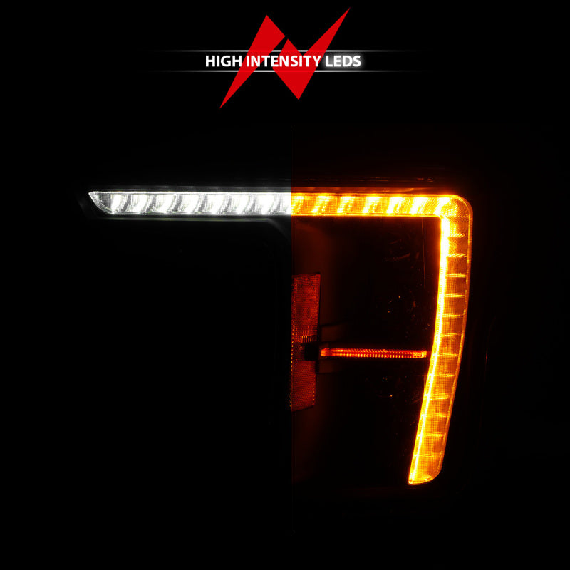 ANZO Z-Series Full LED Projector Headlights for Ford F-150 2018-2020 with Factory Halogen, Pair