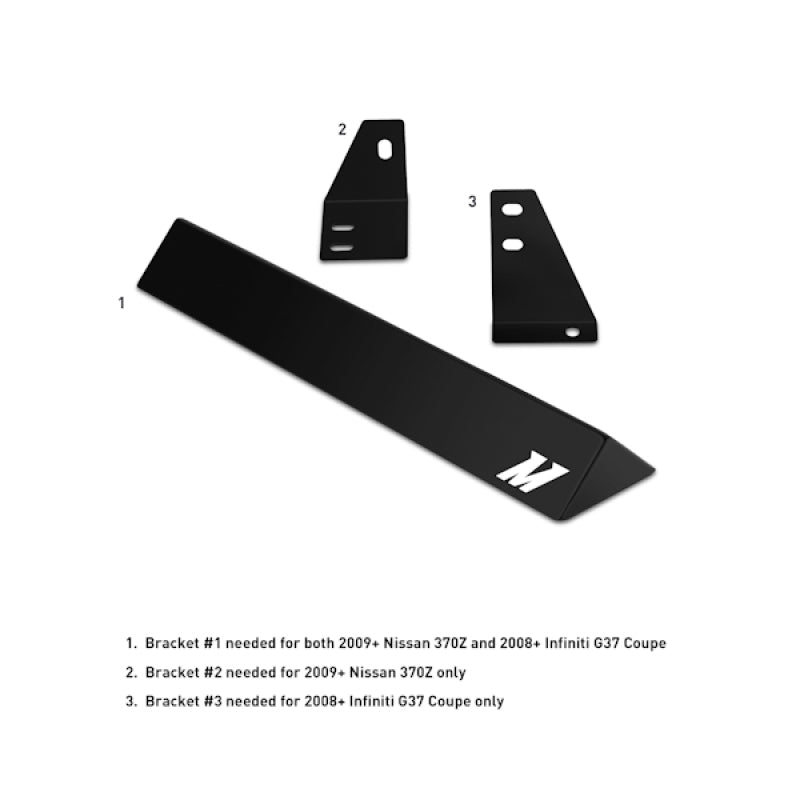Mishimoto 09+ Nissan 370Z / 08+ Infiniti G37 Coupe Oil Cooler Kit - Black