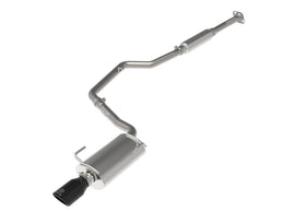 aFe POWER Takeda 2-1/4 Inch Stainless Steel Cat-Back Exhaust System with Black Tip for Subaru Impreza 2012-2013
