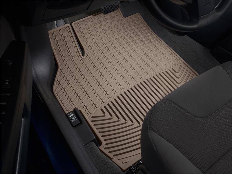 WeatherTech All-Weather Front Floor Mats for 2014-2015 BMW X5 and X6 - Tan