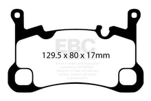 Load image into Gallery viewer, EBC DP52380NDX Bluestuff NDX Rear Brake Pads for 2018+ Porsche Cayenne