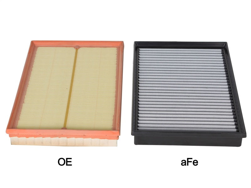 aFe Magnum FLOW OE Replacement Pro DRY S Air Filter for Nissan Titan XD 2016-2017 V8-5.0L