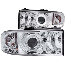 Load image into Gallery viewer, ANZO 1994-2001 Dodge Ram Projector Headlights with Halo, Chrome Housing, Pair