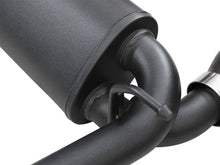 Load image into Gallery viewer, aFe Rebel Series 2.5-inch Stainless Steel Axle-Back Exhaust System with Black Tips for 2018-2023 Jeep Wrangler (JL) V6 3.6L