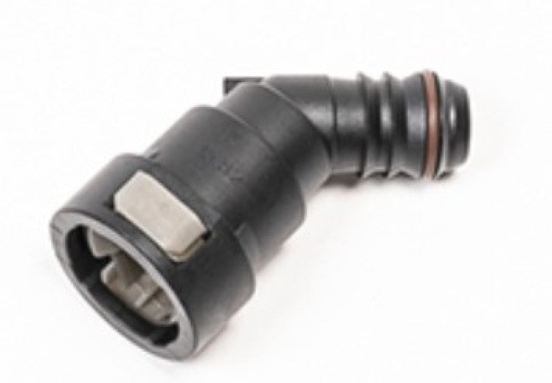 Radium Engineering 16mm SAE Female to 45-Degree 5/8 Inch Barb Quick Connect Adapter