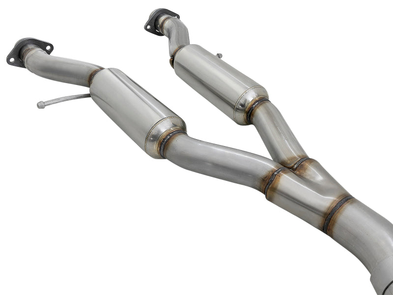 aFe Large Bore HD 3-inch Stainless Steel Cat-Back Exhaust System with Black Tips for Jeep Grand Cherokee (WK2) 2014-2016 V6-3.6L