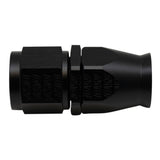 DeatschWerks - Female Swivel Straight Hose End -10 AN (PTFE) with Olive Insert - Anodized Matte Black