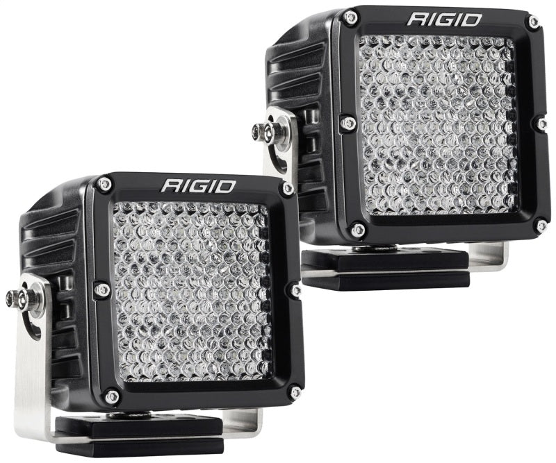 Rigid Industries Dually XL Hybrid Diffused Spot LED Light Set - High-Performance Off-Road and Automotive Lighting