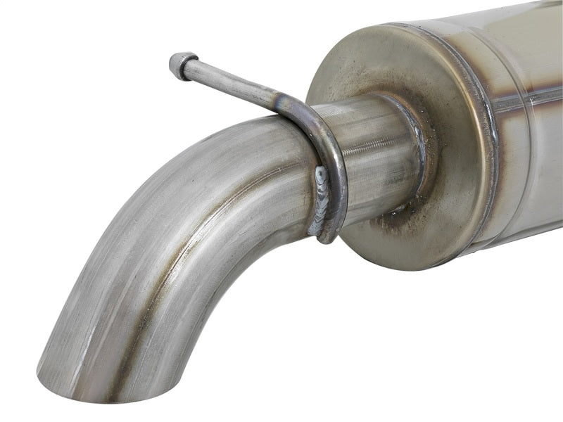 aFe Rock Basher 3-Inch 409 Stainless Steel Cat-Back Turn-Down Exhaust System for Jeep Wrangler (JK) 2007-2018