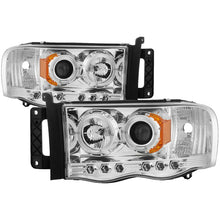 Load image into Gallery viewer, Spyder LED Halo Projector Headlights for Dodge Ram 1500 and Ram 2500 (2003-2005) * Chrome Finish