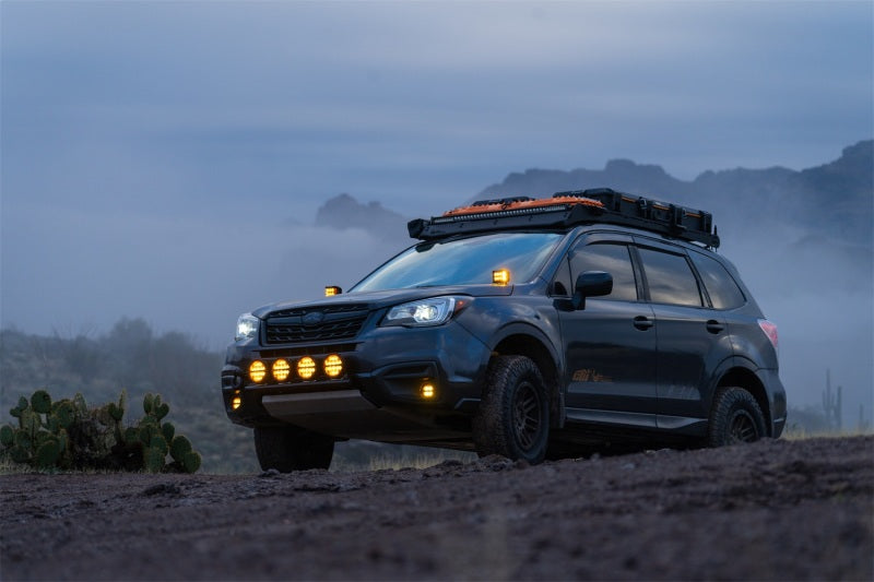 Rigid Industries D-SS Spot Light with Amber PRO Lens * Dual Side-Shooter for Enhanced Visibility