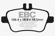 Load image into Gallery viewer, EBC Greenstuff 2000 Series Rear Brake Pads for Mercedes-Benz CLA250 and SLK Models