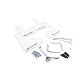 Rally Armor UR Series White Mud Flaps with Black Logo for Subaru WRX 2015-2018
